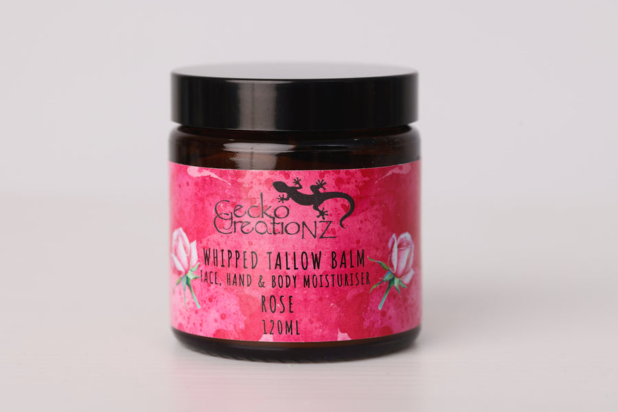 Rose whipped tallow balm