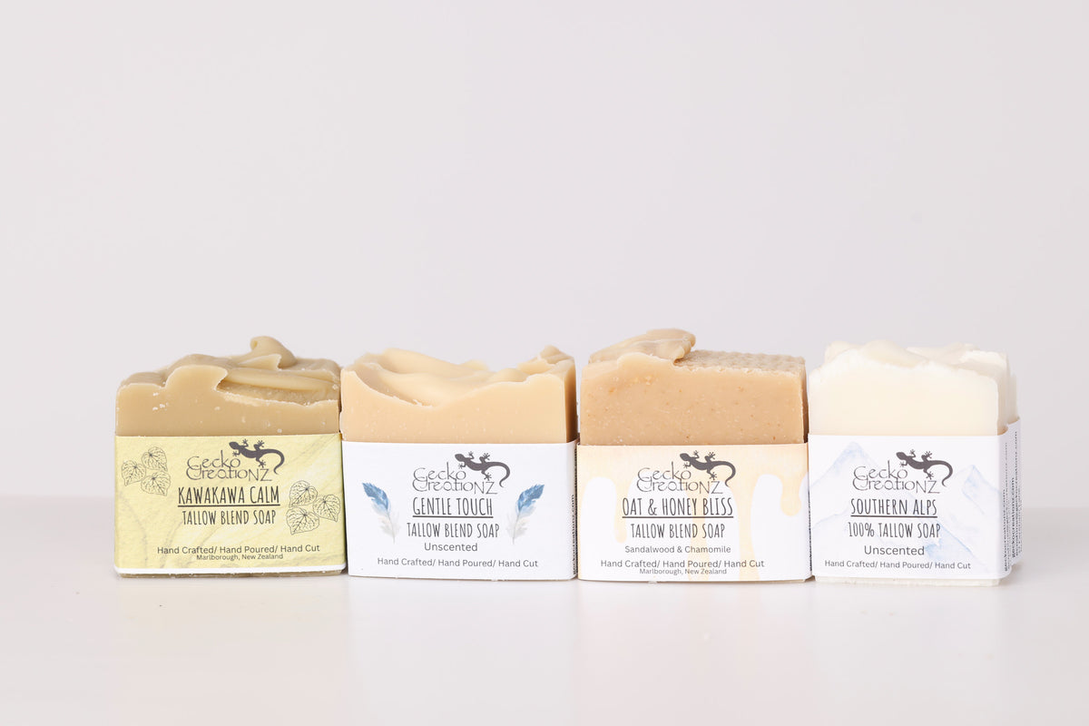 Tallow Blend Soap 8 Pack// The Gentle Collection