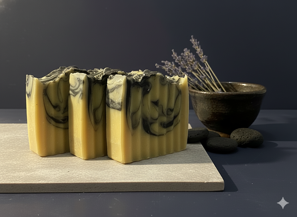 Tallow/Olive Oil Charcoal soap