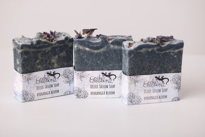 Deluxe Tallow Soap - Hydrangea Bloom