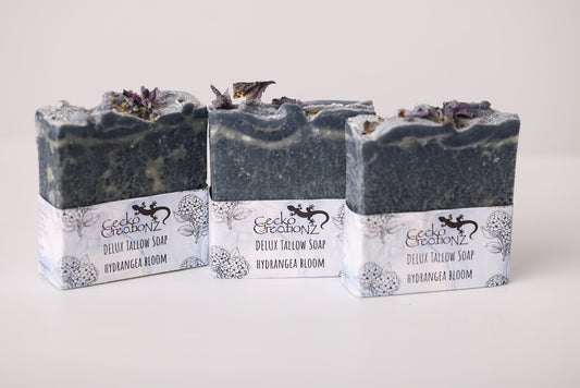 Deluxe Tallow Soap - Hydrangea Bloom