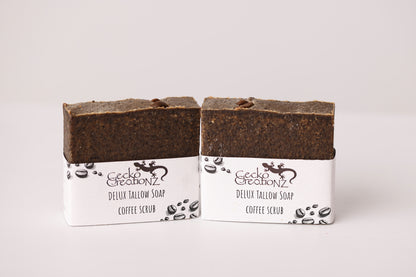 Deluxe Tallow Soap - Coffee Scrub