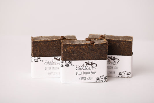 Deluxe Tallow Soap - Coffee Scrub