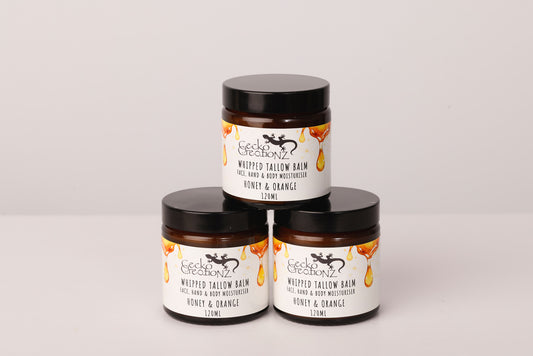 Whipped Tallow Balm - Honey & Orange