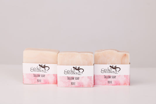 Tallow Soap Rose