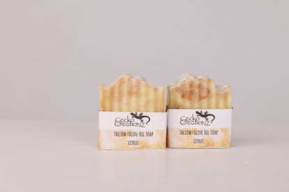 Tallow, Olive Oil & Coconut Oil Soap - Citrus