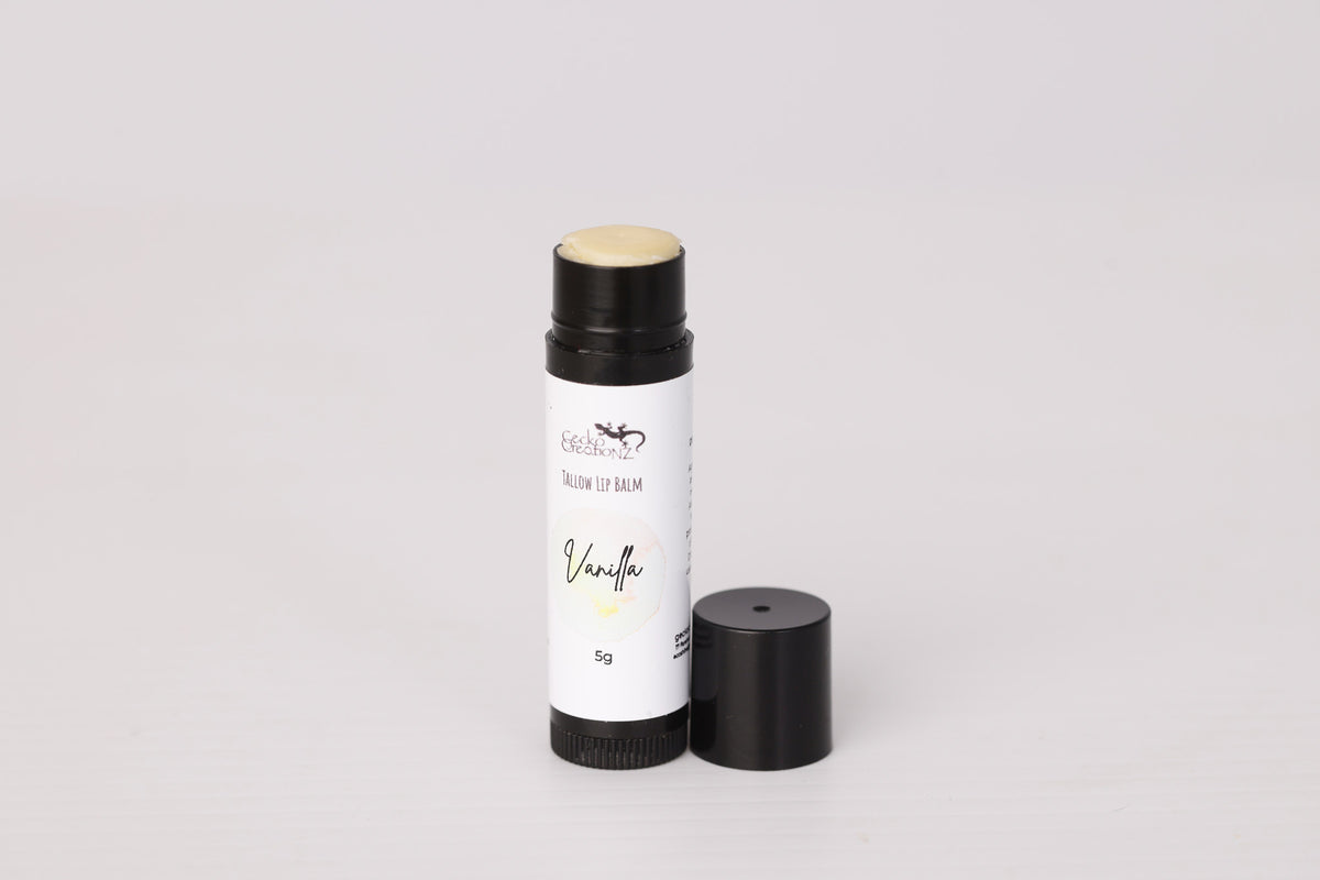 Vanilla tallow lip balm