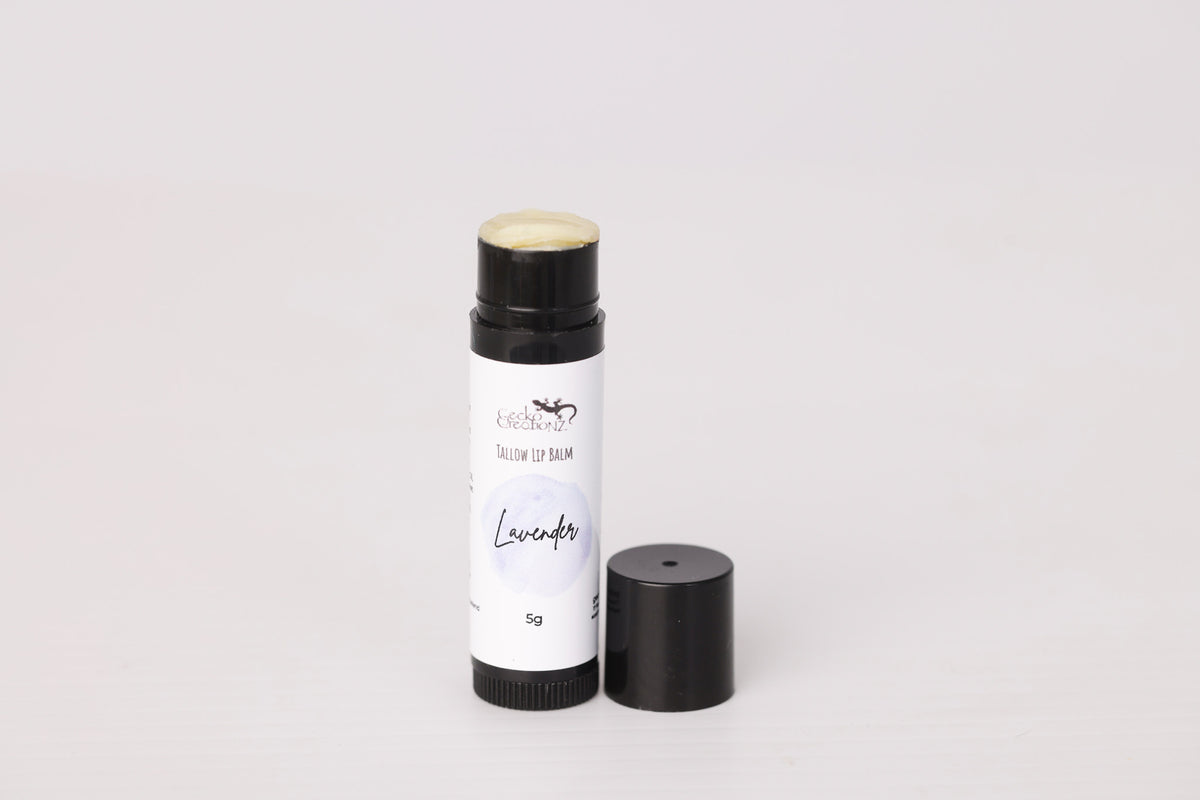 Lavender tallow lip balm