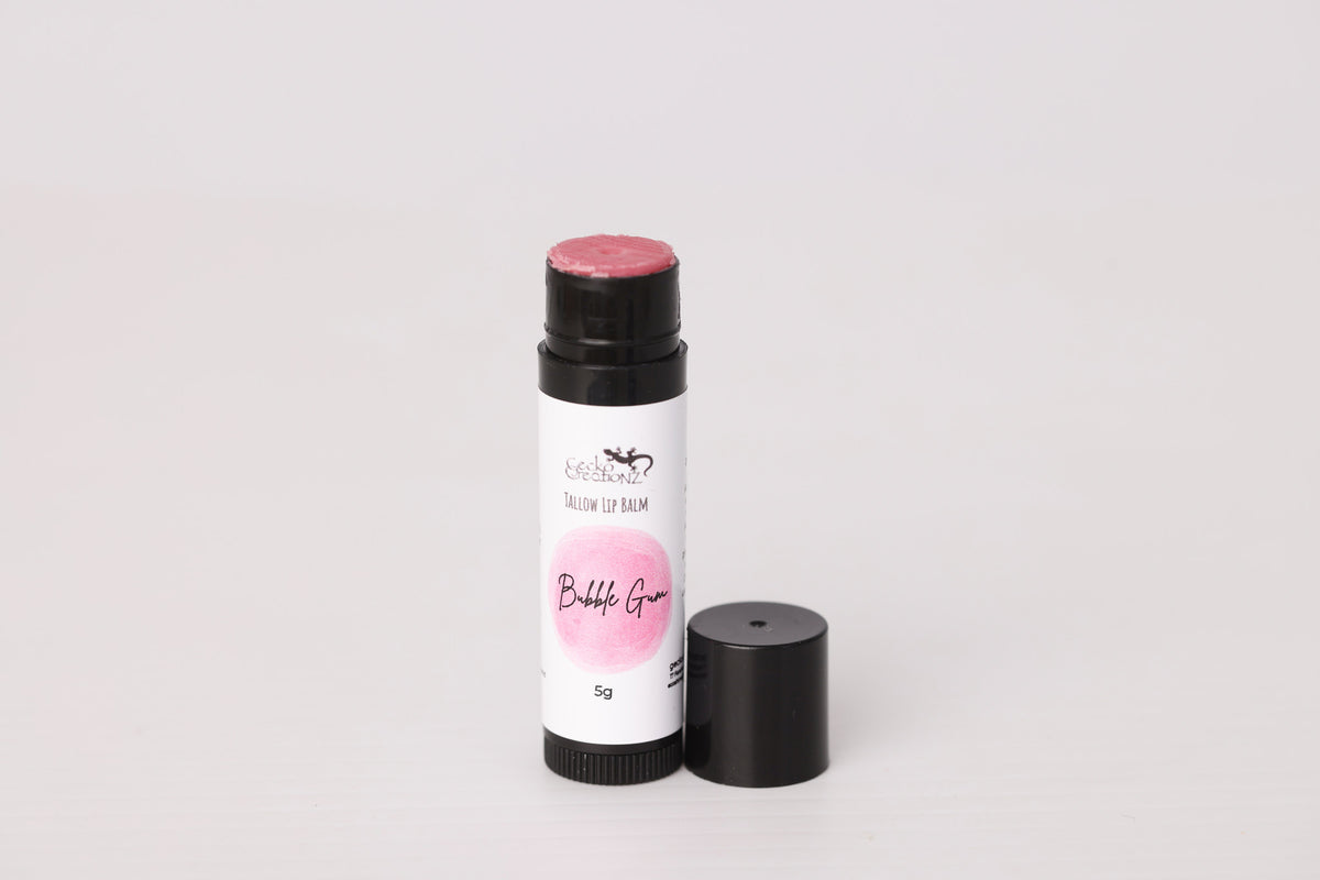 Bubblegum tallow lip balm