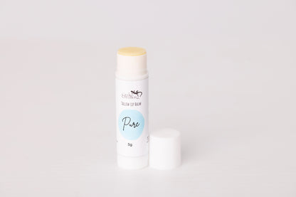 Pure tallow lip balm