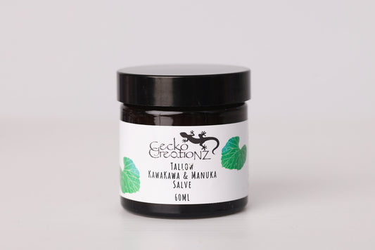 Tallow kawakawa & manuka salve