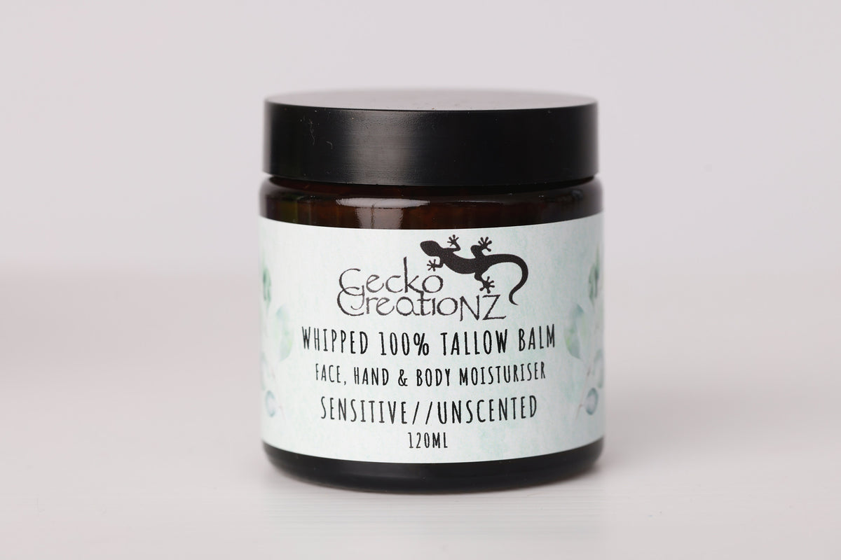 Whipped 100% tallow balm, sensitive unscented