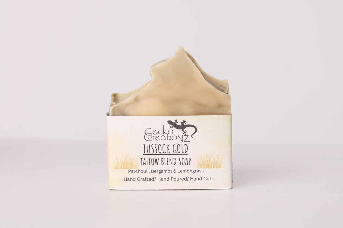 Tussock Gold tallow blend soap