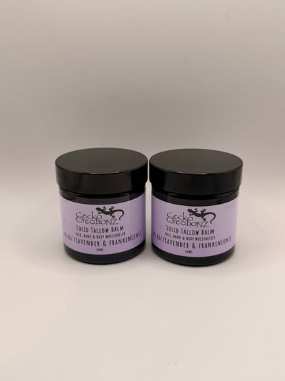 Solid Tallow Balm - Relax// Lavender & Frankincense