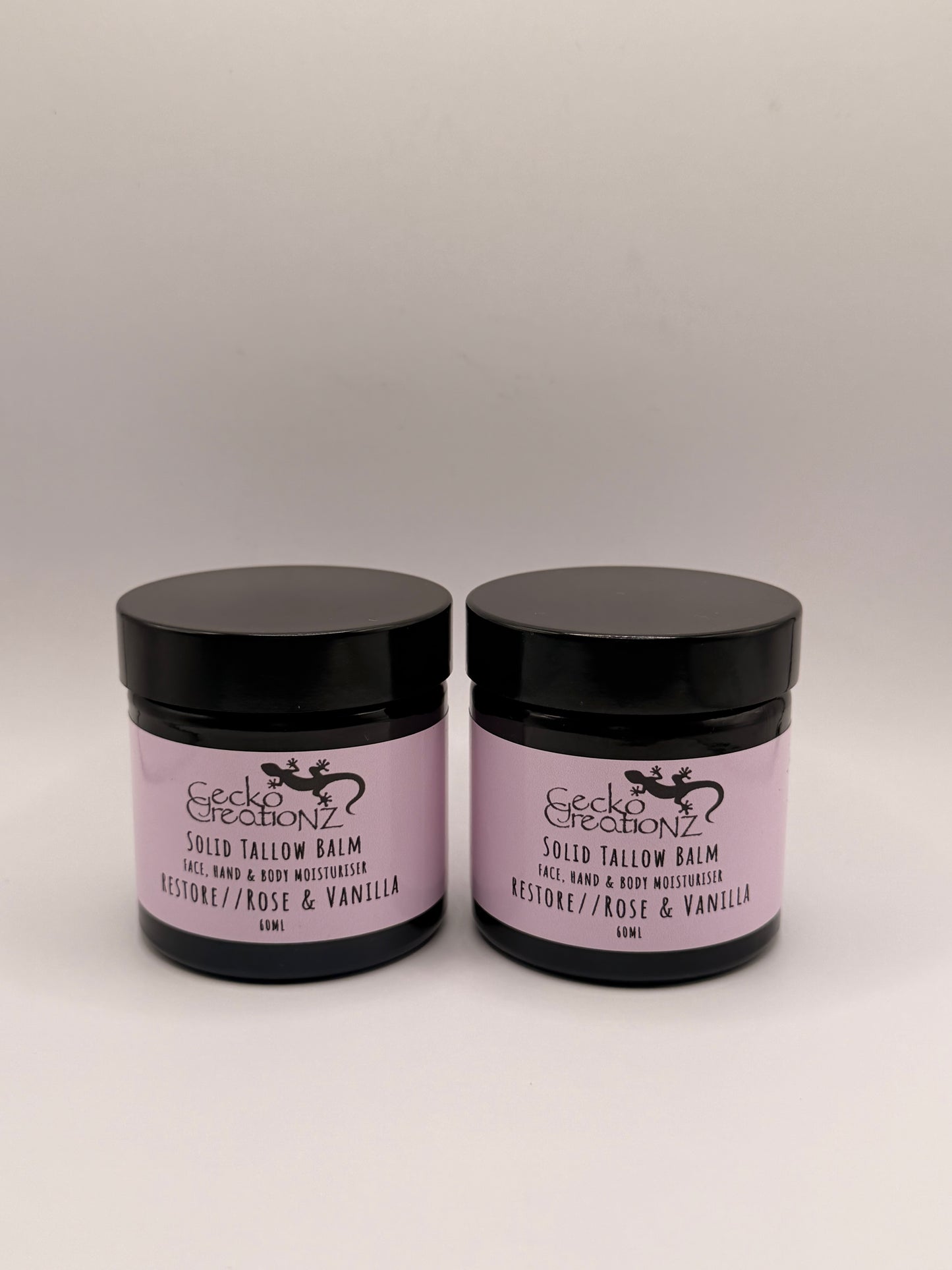Solid Tallow Balm - Restore// Rose & Vanilla