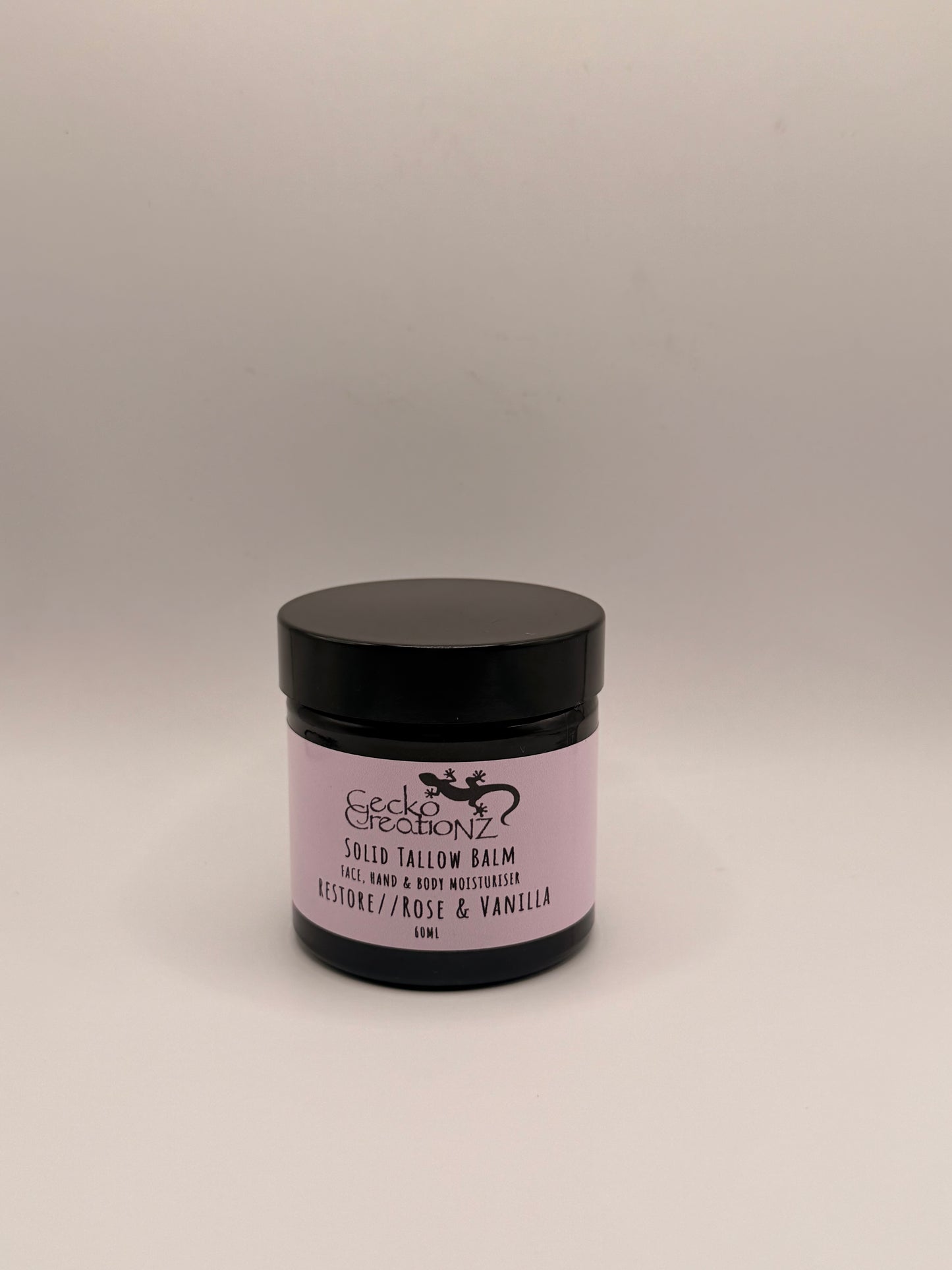 Solid Tallow Balm - Restore// Rose & Vanilla