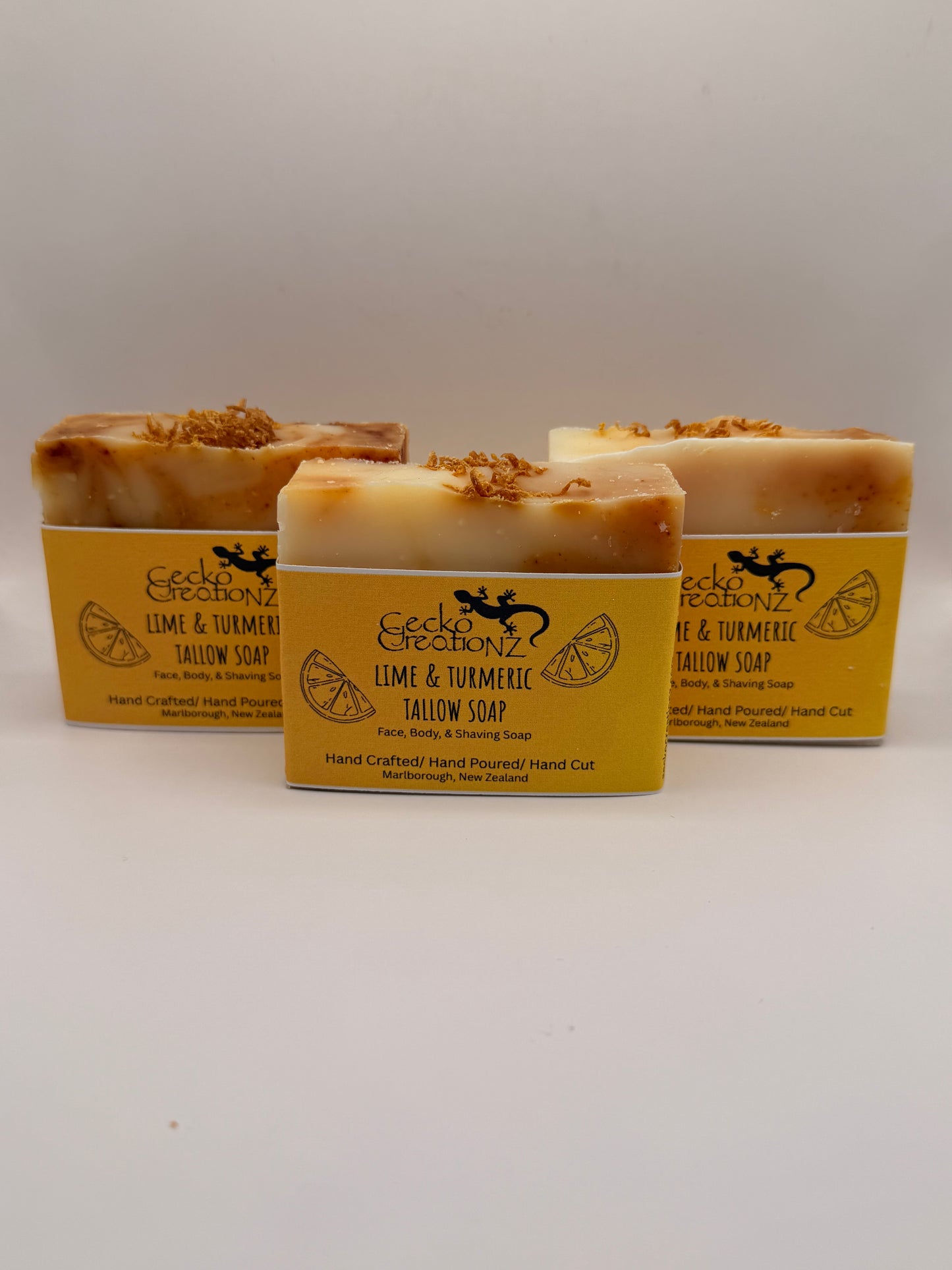 Tallow Soap - Lime & Turmeric