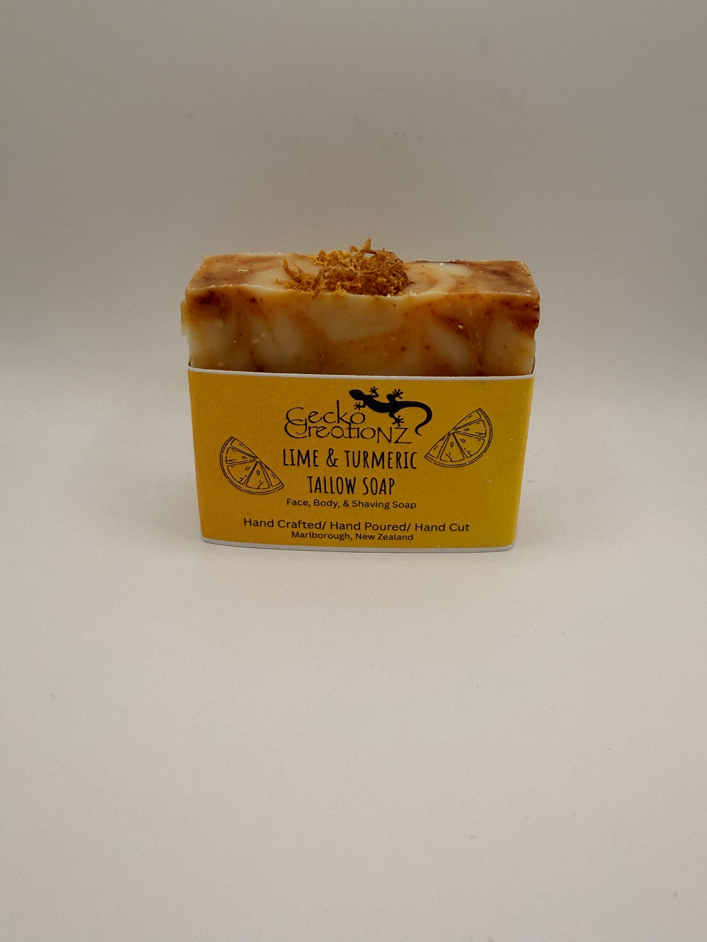 Tallow Soap - Lime & Turmeric
