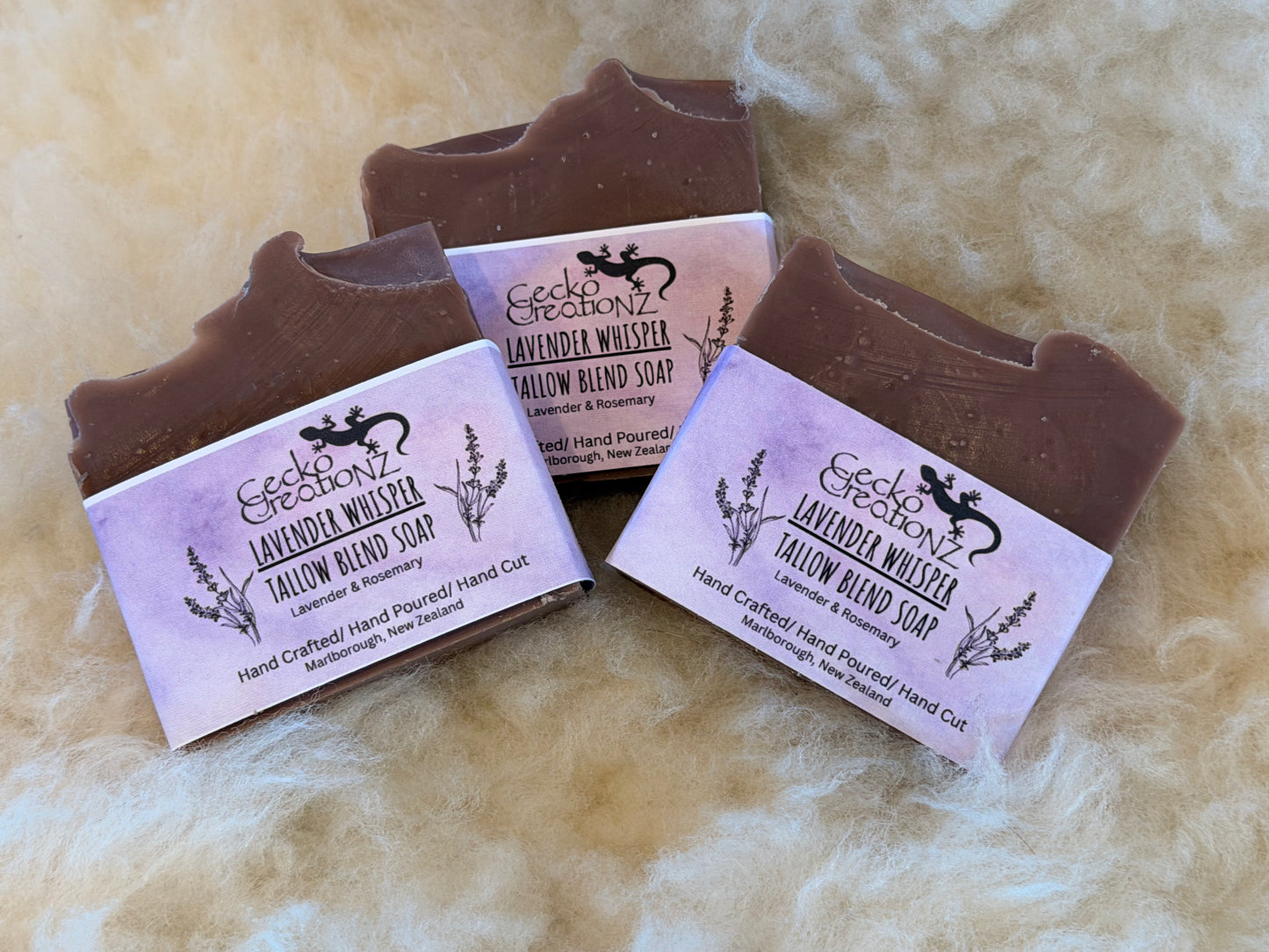 Tallow Blend Soap--Lavender Whisper 100g (Approx)