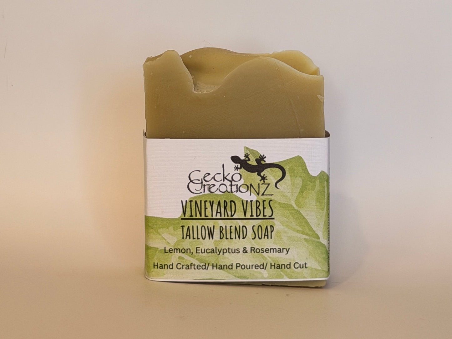 Tallow Blend Soap – Vineyard Vibes (Lemon, Eucalyptus, Rosemary & Clary Sage)