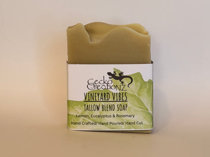 Tallow Blend Soap – Vineyard Vibes (Lemon, Eucalyptus, Rosemary & Clary Sage)