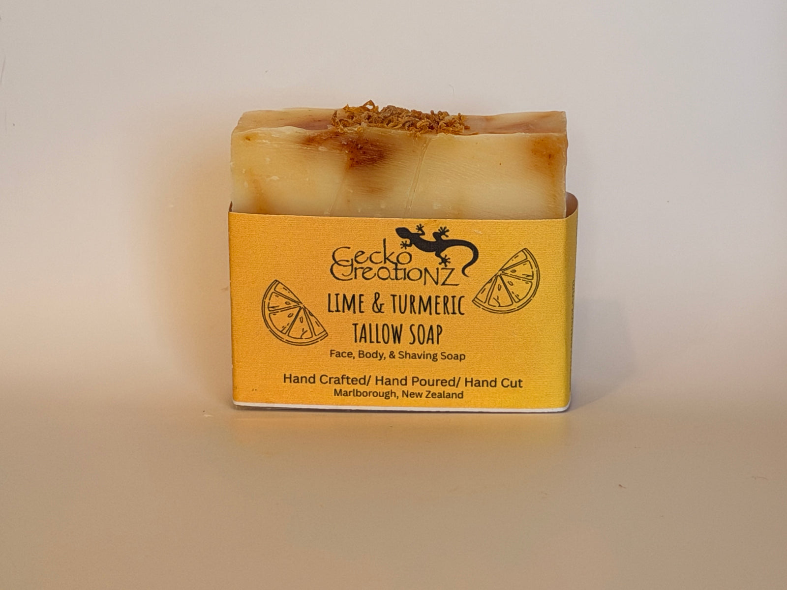 Tallow Soap – Lime & Turmeric